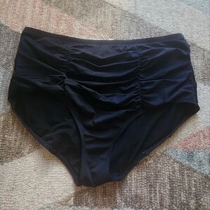 Black High-Waisted Bikini Bottom